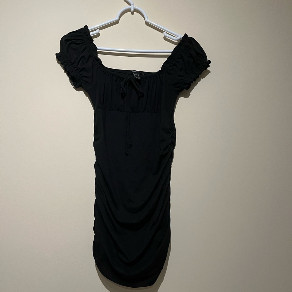 Black Off the Shoulder Dress
